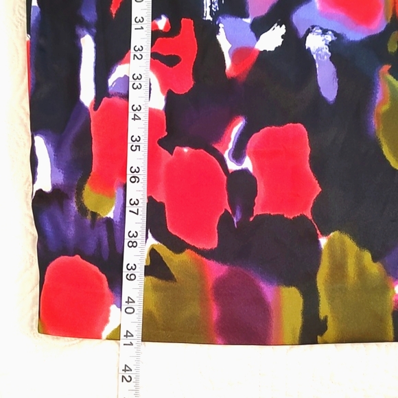 Maggy London Womens Jewel Tone Fitted Empire Ruched Waist/ Size 6 - Picture 8 of 9